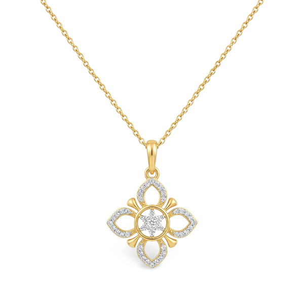 Captivating Open Circle Lab Grown Diamond Pendant