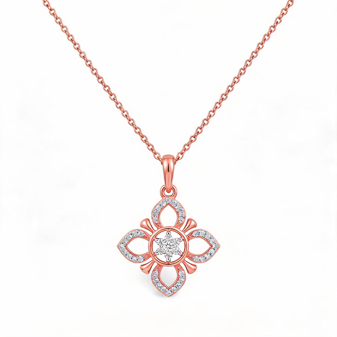 Captivating Open Circle Lab Grown Diamond Pendant