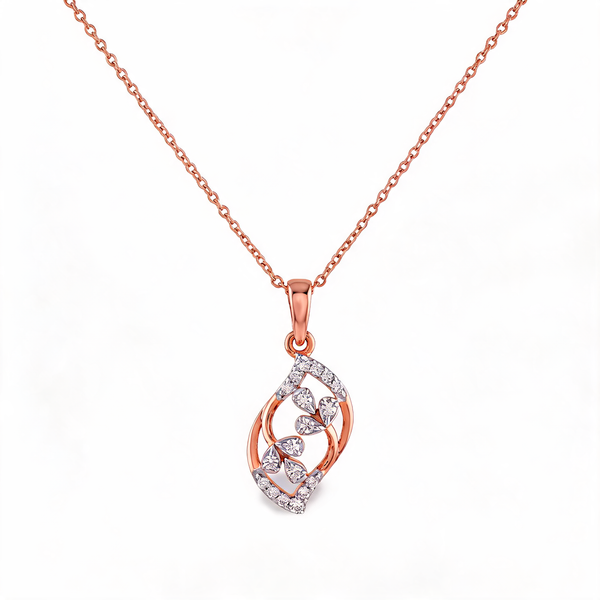 Brilliant Linear Drop Lab Grown Diamond Pendant
