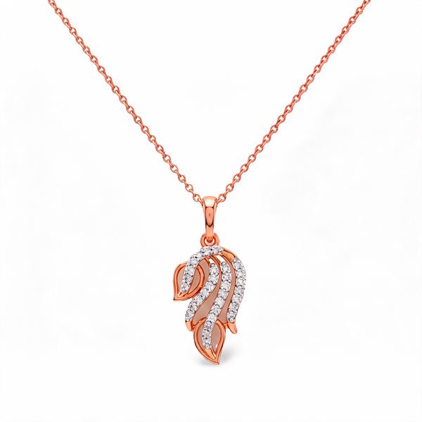 Stylish Vertical Bar Lab Grown Diamond Pendant