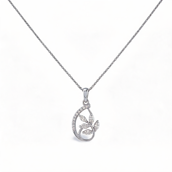 Magnificent Cluster Drop Lab Grown Diamond Pendant