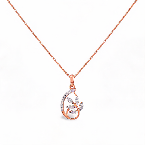 Magnificent Cluster Drop Lab Grown Diamond Pendant