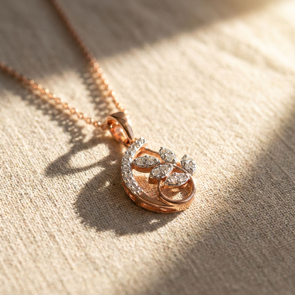 Magnificent Cluster Drop Lab Grown Diamond Pendant