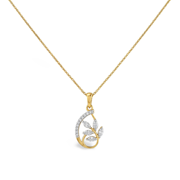 Magnificent Cluster Drop Lab Grown Diamond Pendant