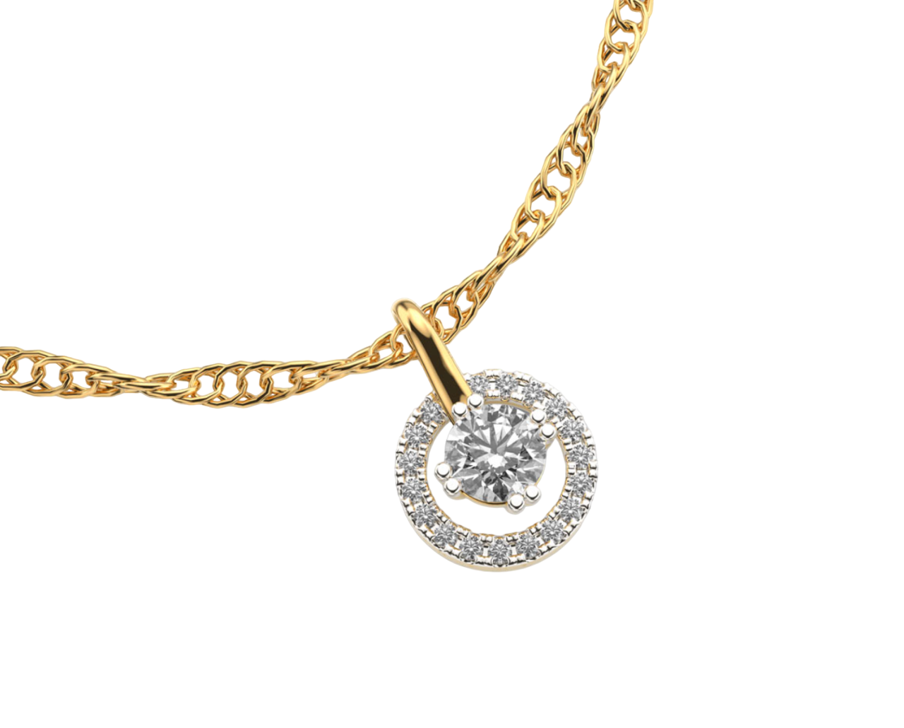 Celestial Shine Pendant with Chain