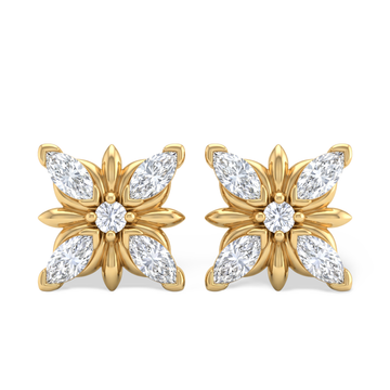 Petal Marquise Radiance Lab-Grown Diamond Stud Earrings