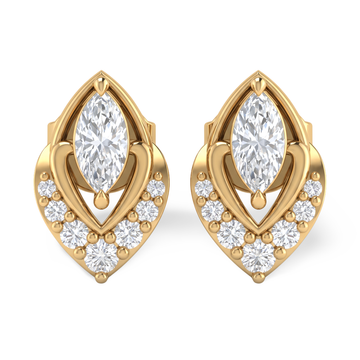 Sovereign Vintage Marquise Lab Grown Diamond Stud Earrings