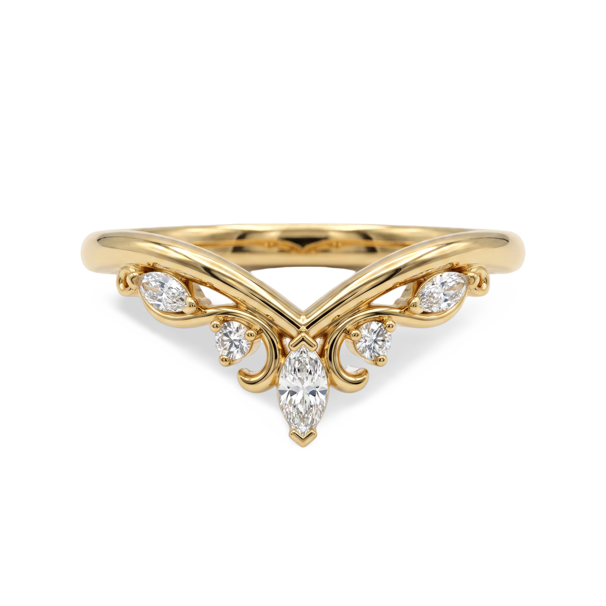 The Imperial Sovereign Tiara Solitaire Ring
