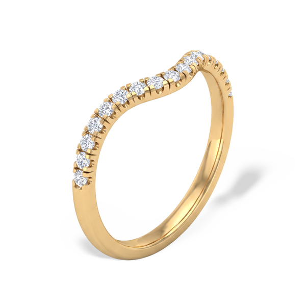 Empress Wishbone Crown Solitaire Ring