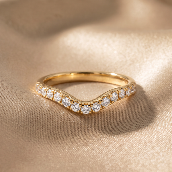 Empress Wishbone Crown Solitaire Ring