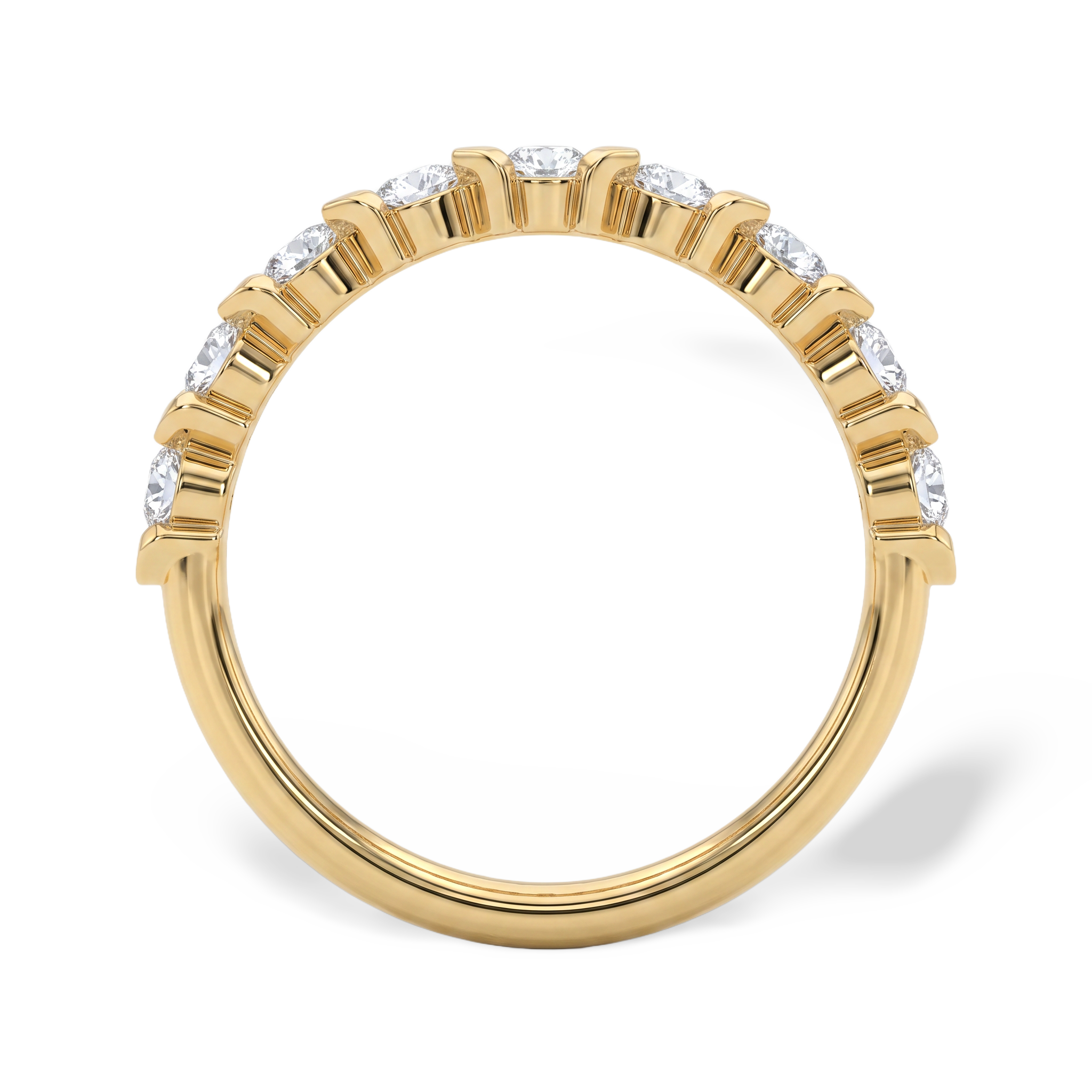 Royal Majesty Rhombus Gallery Solitaire Ring