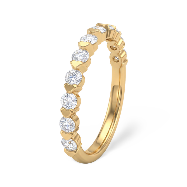 Royal Majesty Rhombus Gallery Solitaire Ring