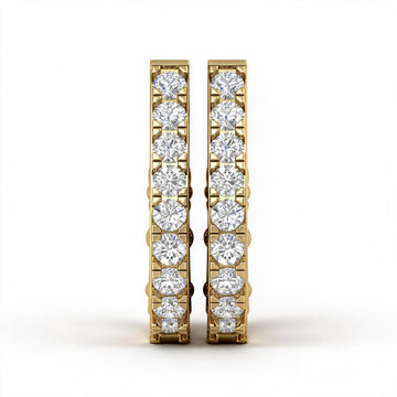 The Majestic Uffizi Diamond Hoops Earring
