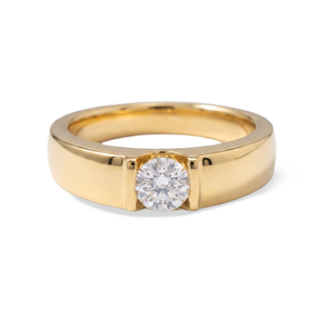 Aristocrat Bridge Setting Men's Solitaire Ring