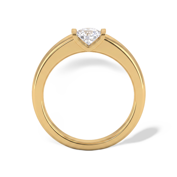 Aristocrat Bridge Setting Men's Solitaire Ring