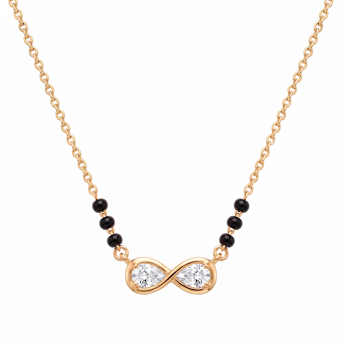 Infinity Motif Lab Grown Diamond Mangalsutra