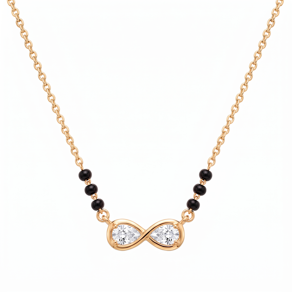 Infinity Motif Lab Grown Diamond Mangalsutra