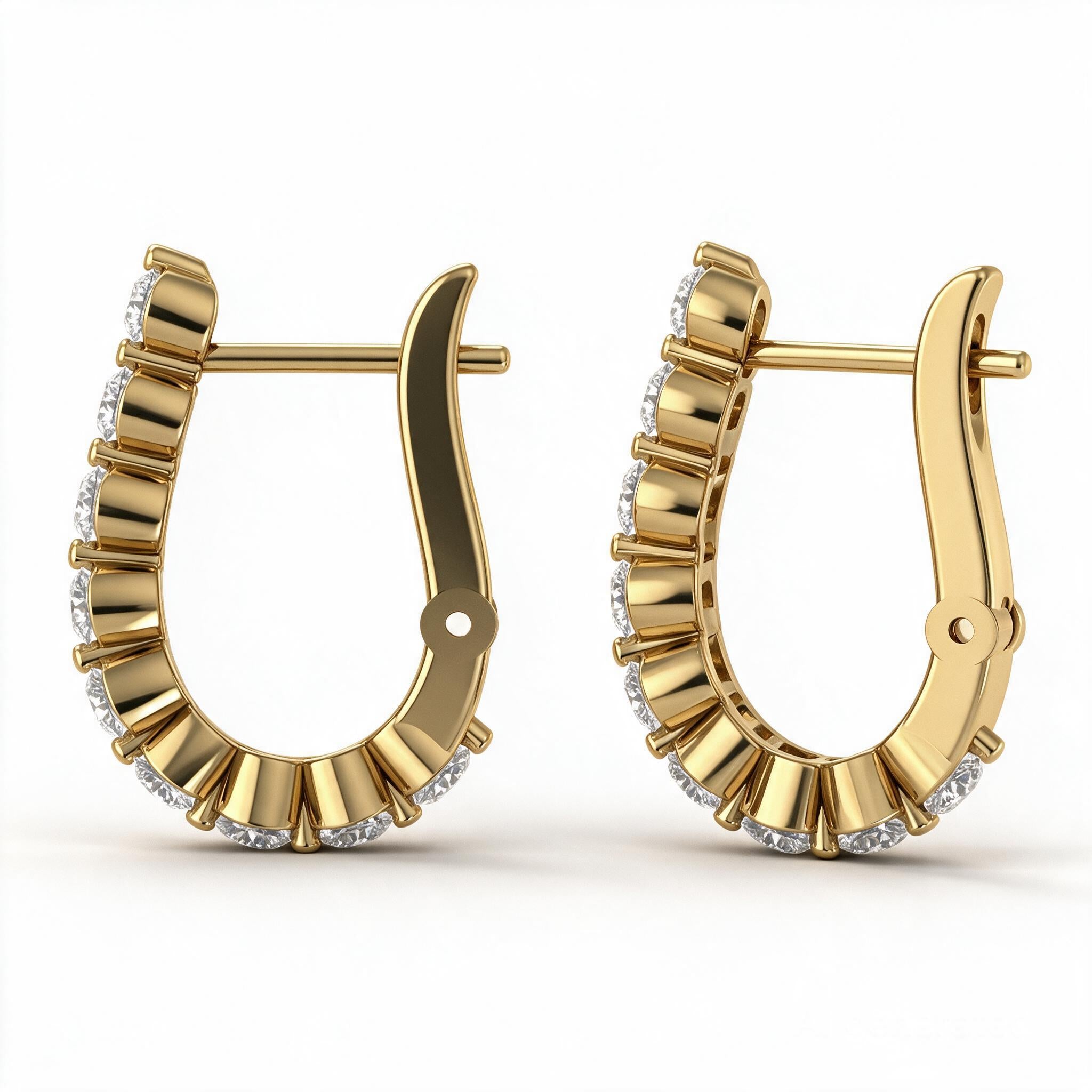 Classic Round Prong Set Essential Earring