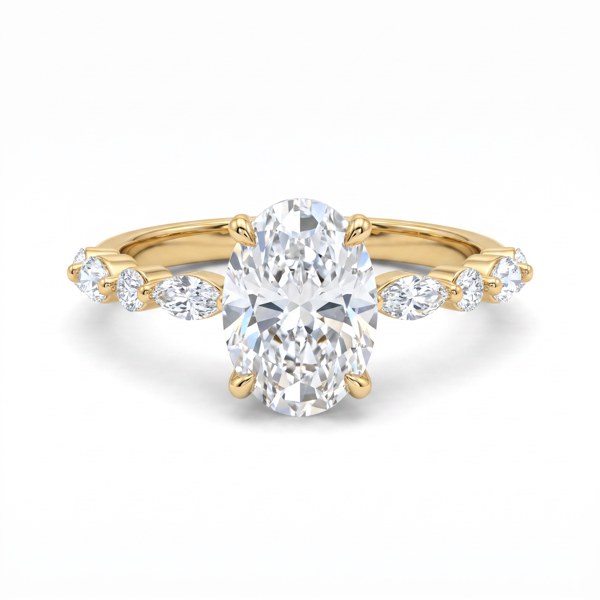 Hart's Crown Solitaire Ring