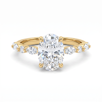 Hart's Crown Solitaire Ring