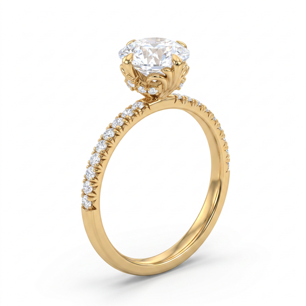 The Windsor Crown Solitaire Ring