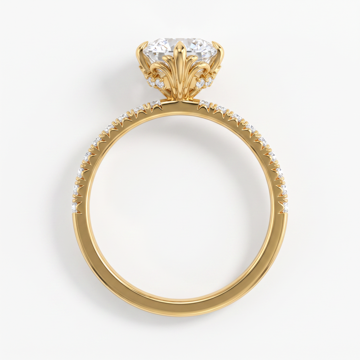 The Windsor Crown Solitaire Ring