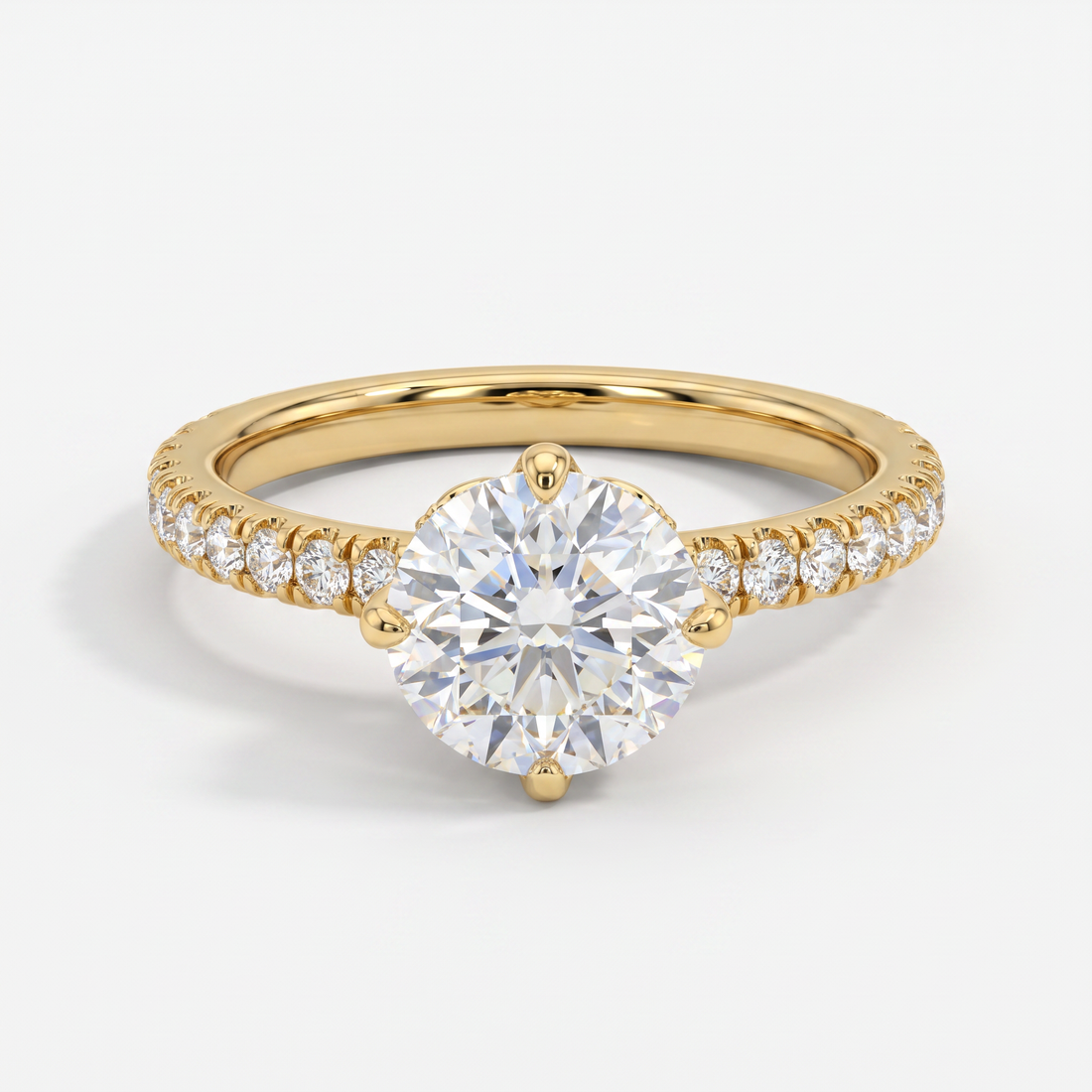 The Windsor Crown Solitaire Ring