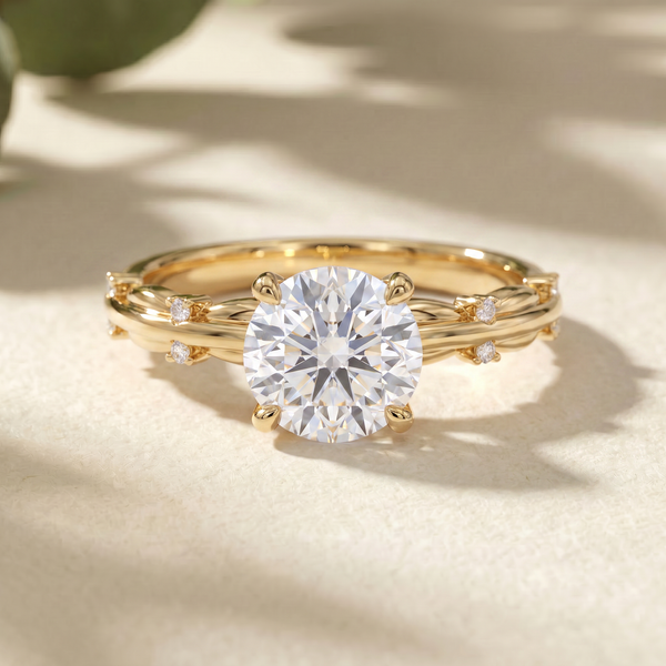 The Windsor Vine Solitaire Ring