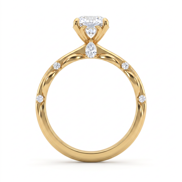 The Windsor Vine Solitaire Ring