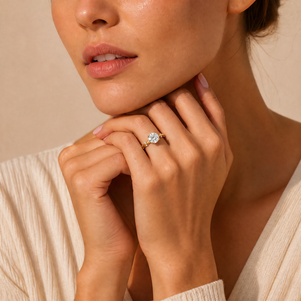 The Windsor Vine Solitaire Ring