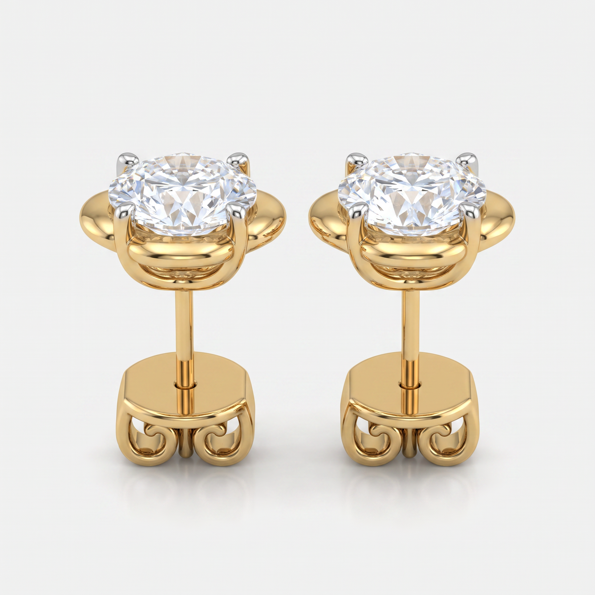 Petal Halo Lab Grown Diamond Stud