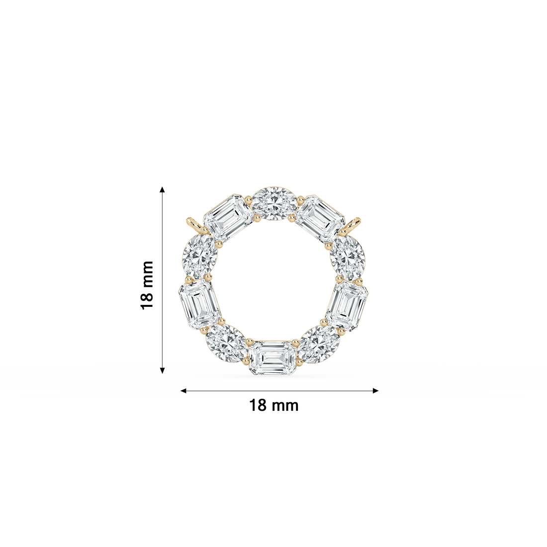 Badgley Mischka Diamond Circle Pendant