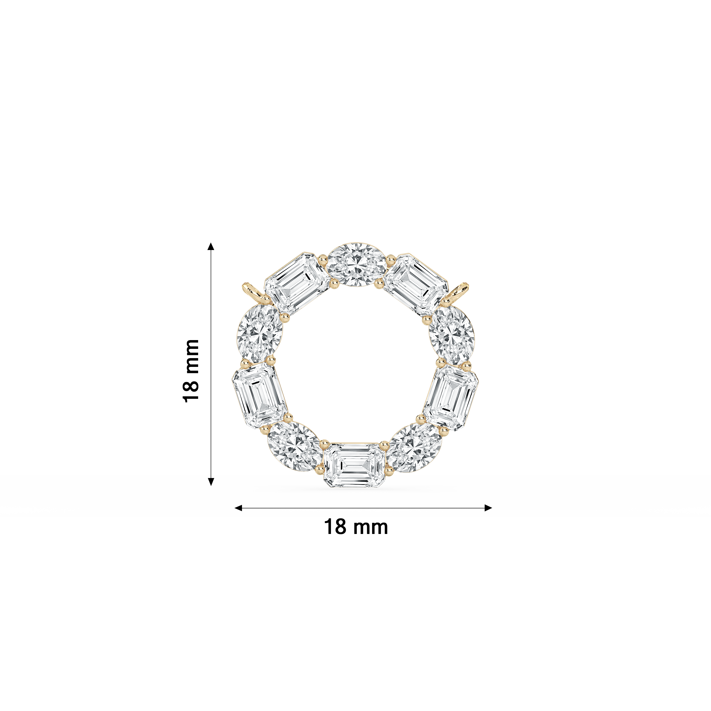 Badgley Mischka Diamond Circle Pendant