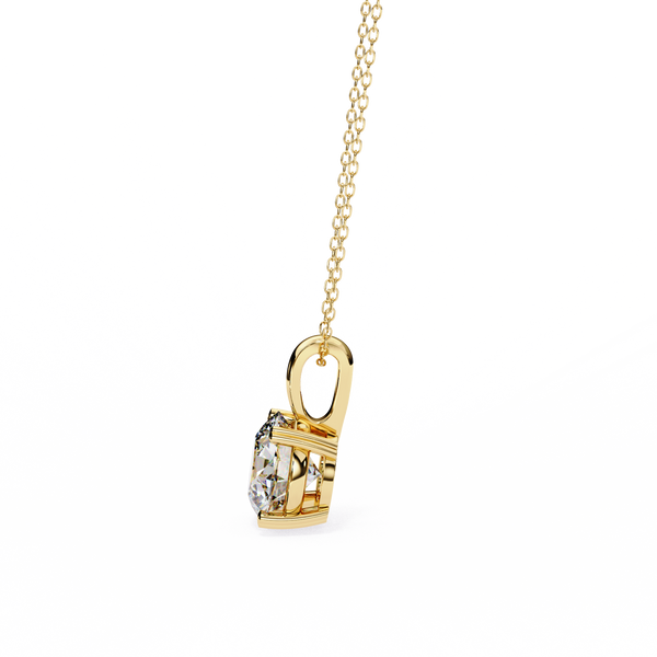 Luxury Round Lab Grown Diamond Pendant