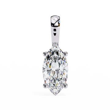 Marquise Cut Diamond Pendant Necklace
