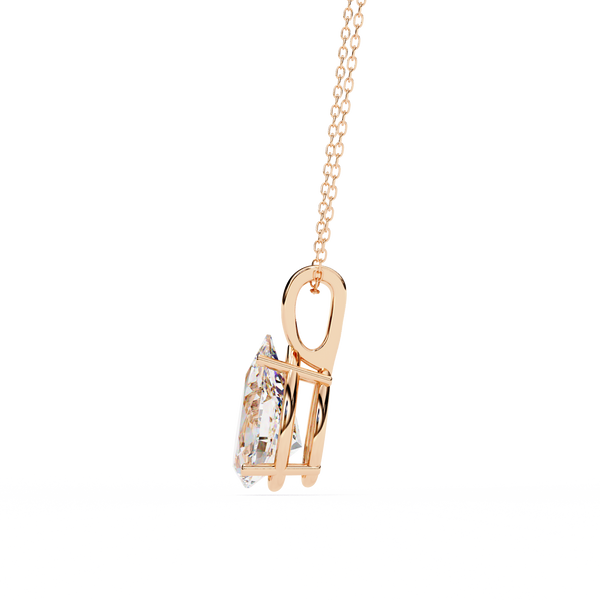 Pear-Shaped Lab Grown Diamond Pendant