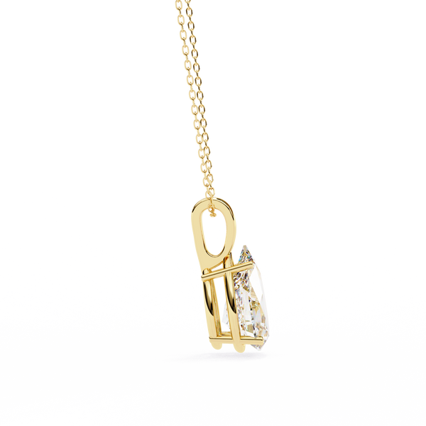 Pear-Shaped Lab Grown Diamond Pendant