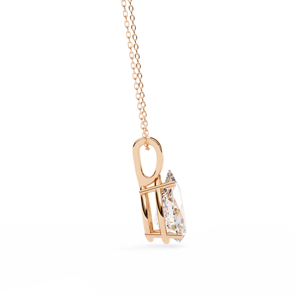 Pear-Shaped Lab Grown Diamond Pendant
