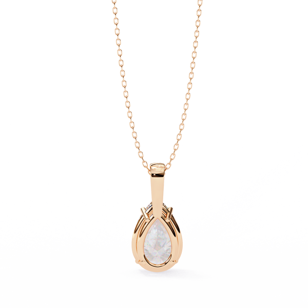 Pear-Shaped Lab Grown Diamond Pendant
