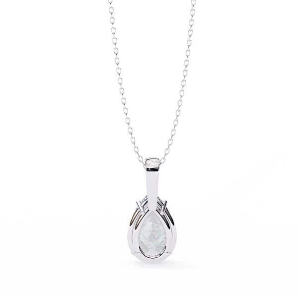 Pear-Shaped Lab Grown Diamond Pendant