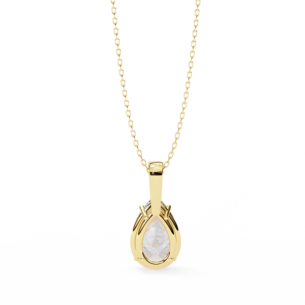 Pear-Shaped Lab Grown Diamond Pendant