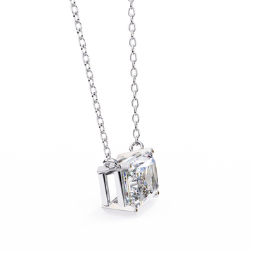 Classic Radiant Lab Grown Diamond Pendant