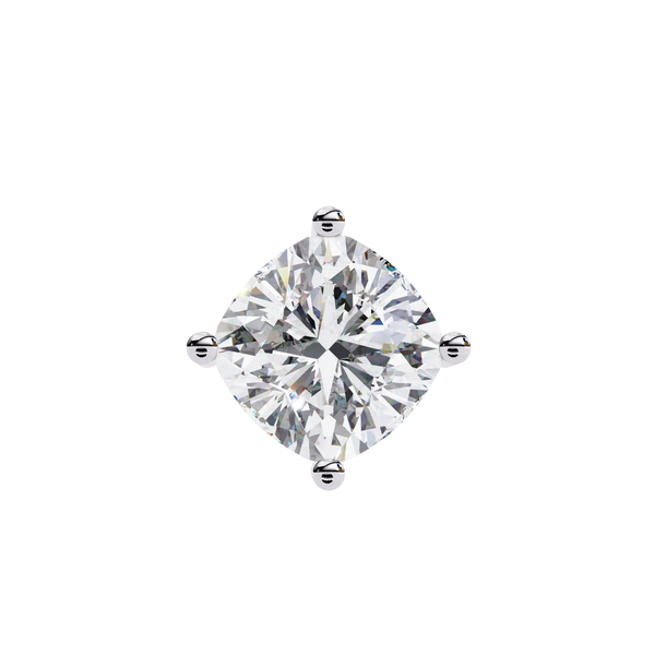 Elegant Cushion Cut Lab Grown Diamond Solitaire Pendant