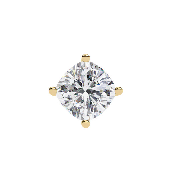 Elegant Cushion Cut Lab Grown Diamond Solitaire Pendant