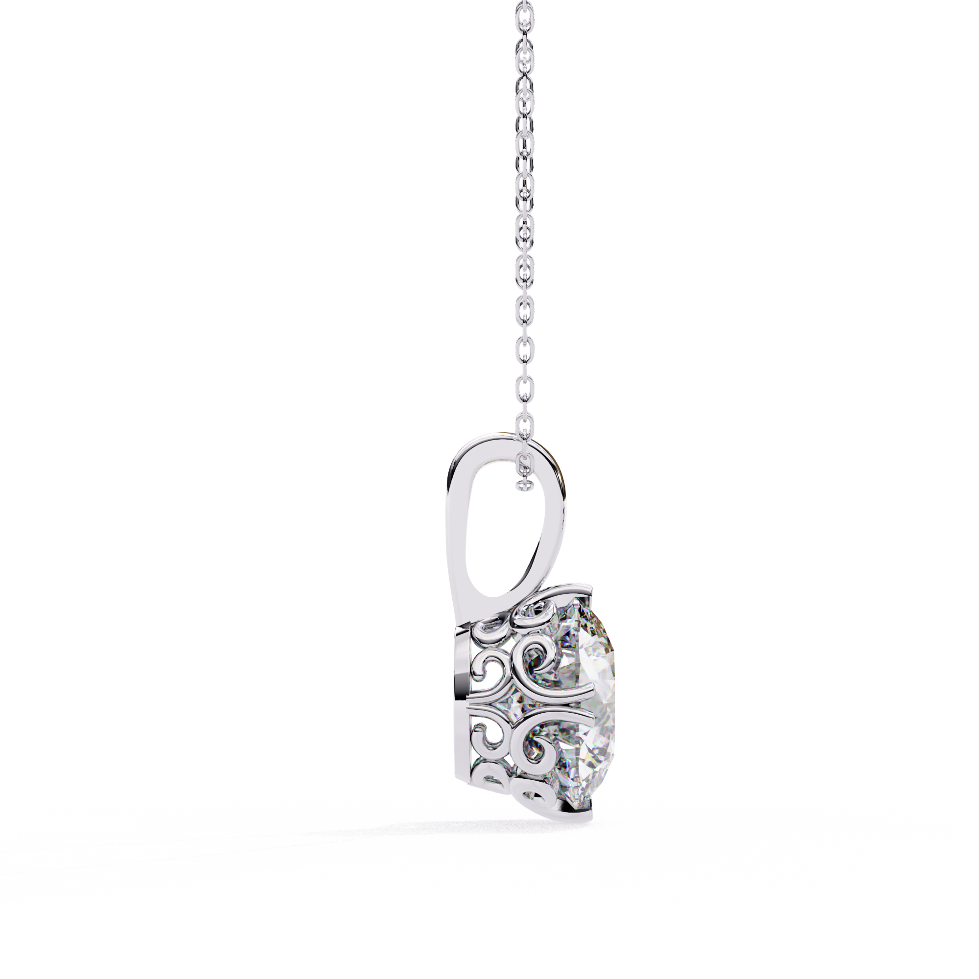 Everyday Diamond Solitaire Pendant