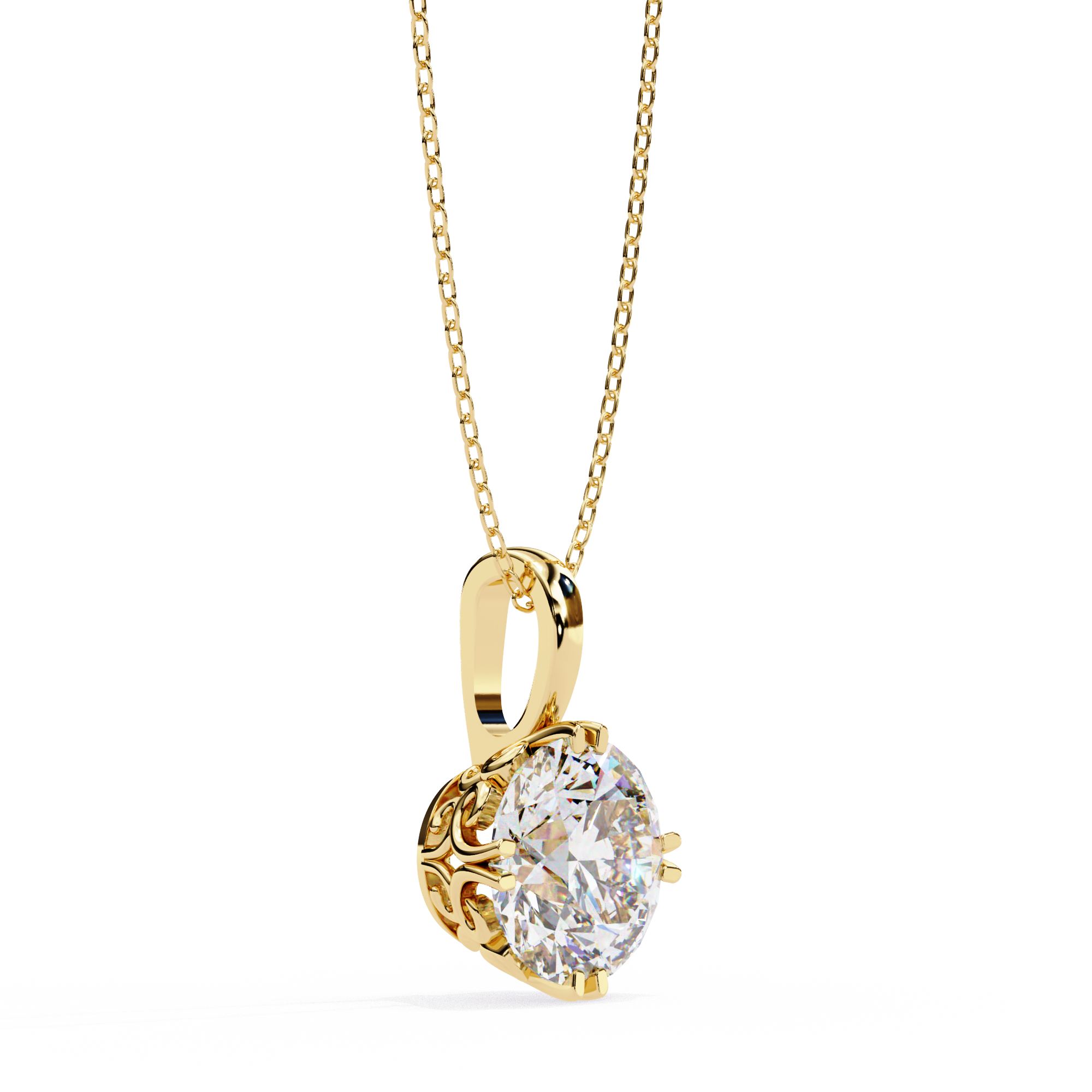 Everyday Diamond Solitaire Pendant