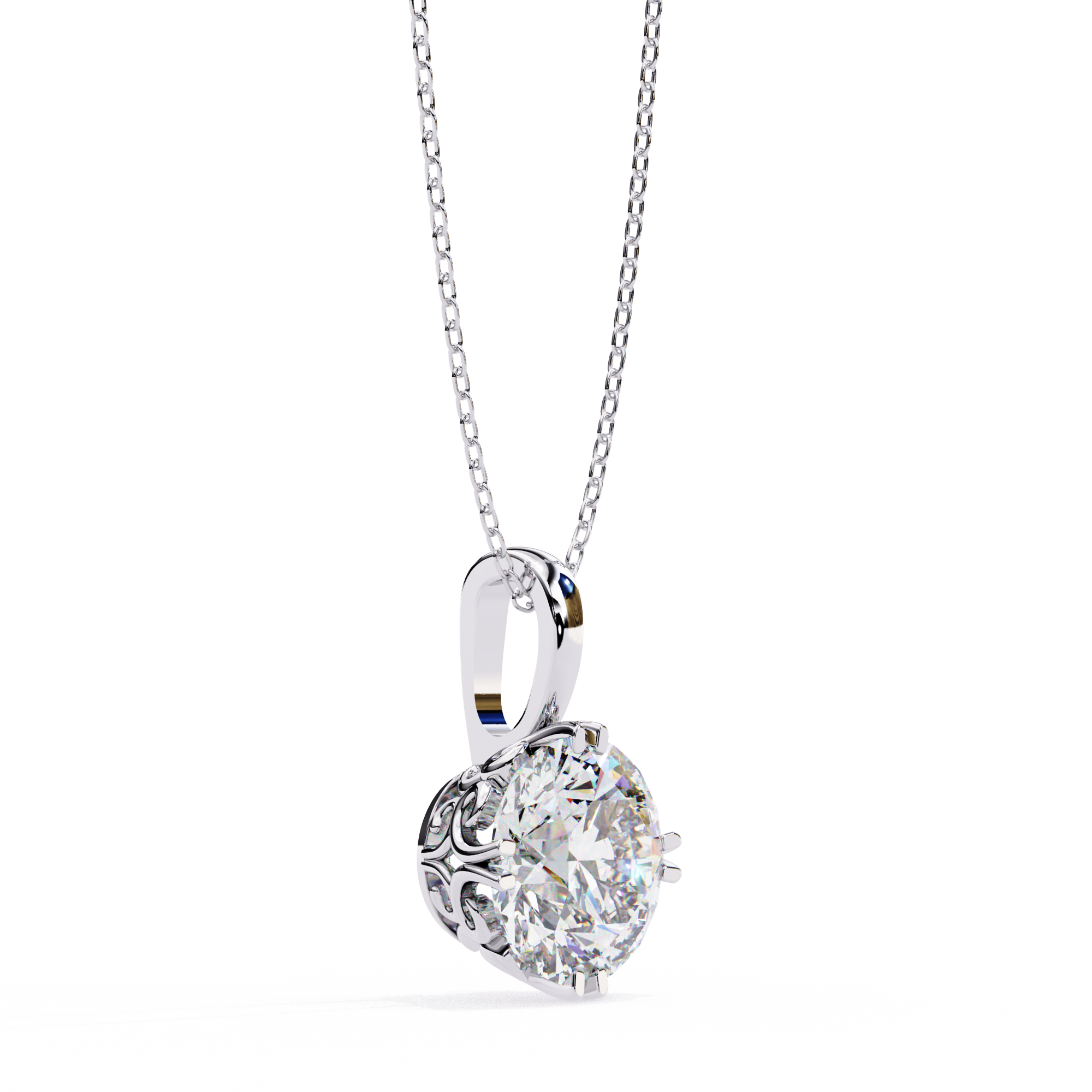 Everyday Diamond Solitaire Pendant