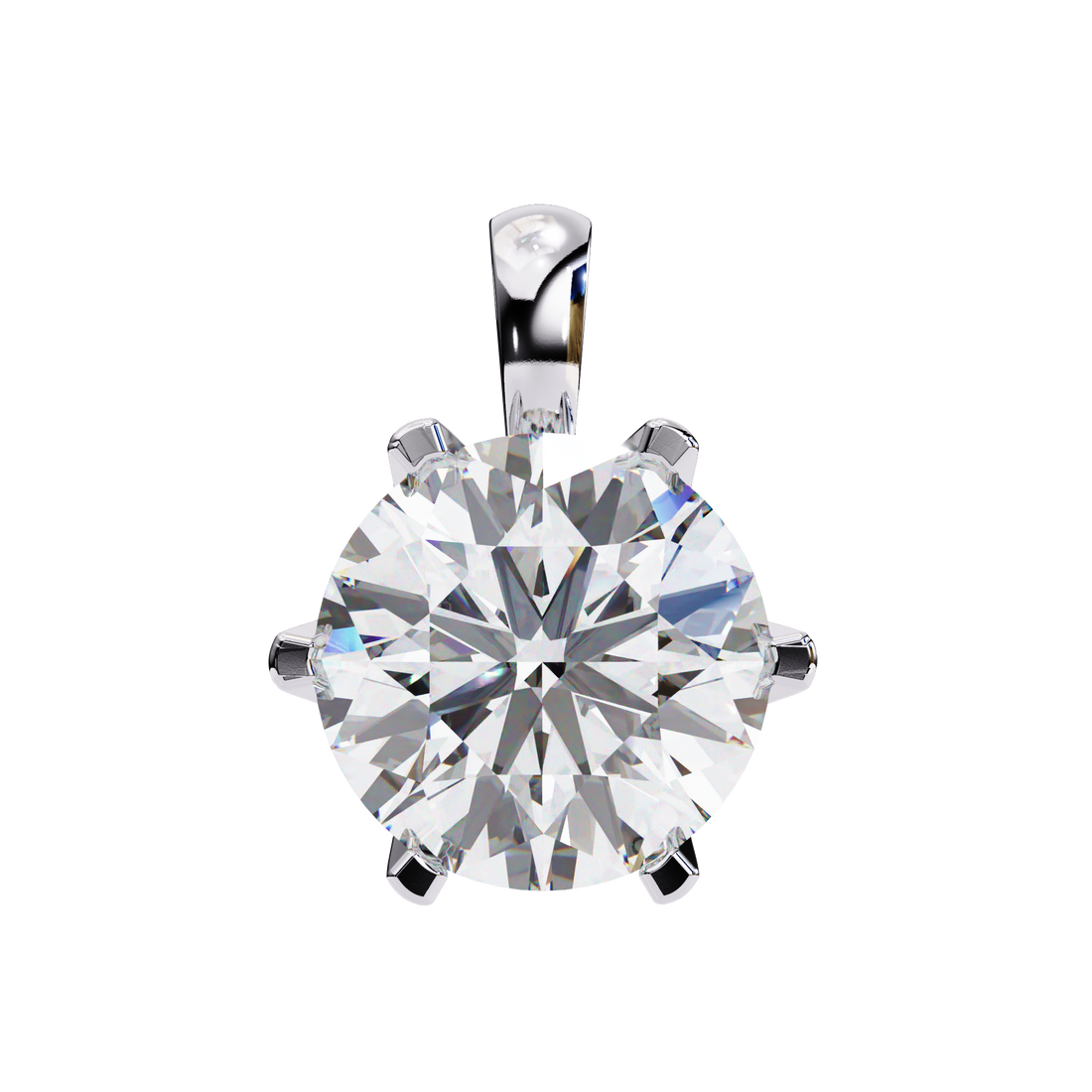 Dainty Gold Diamond Pendant