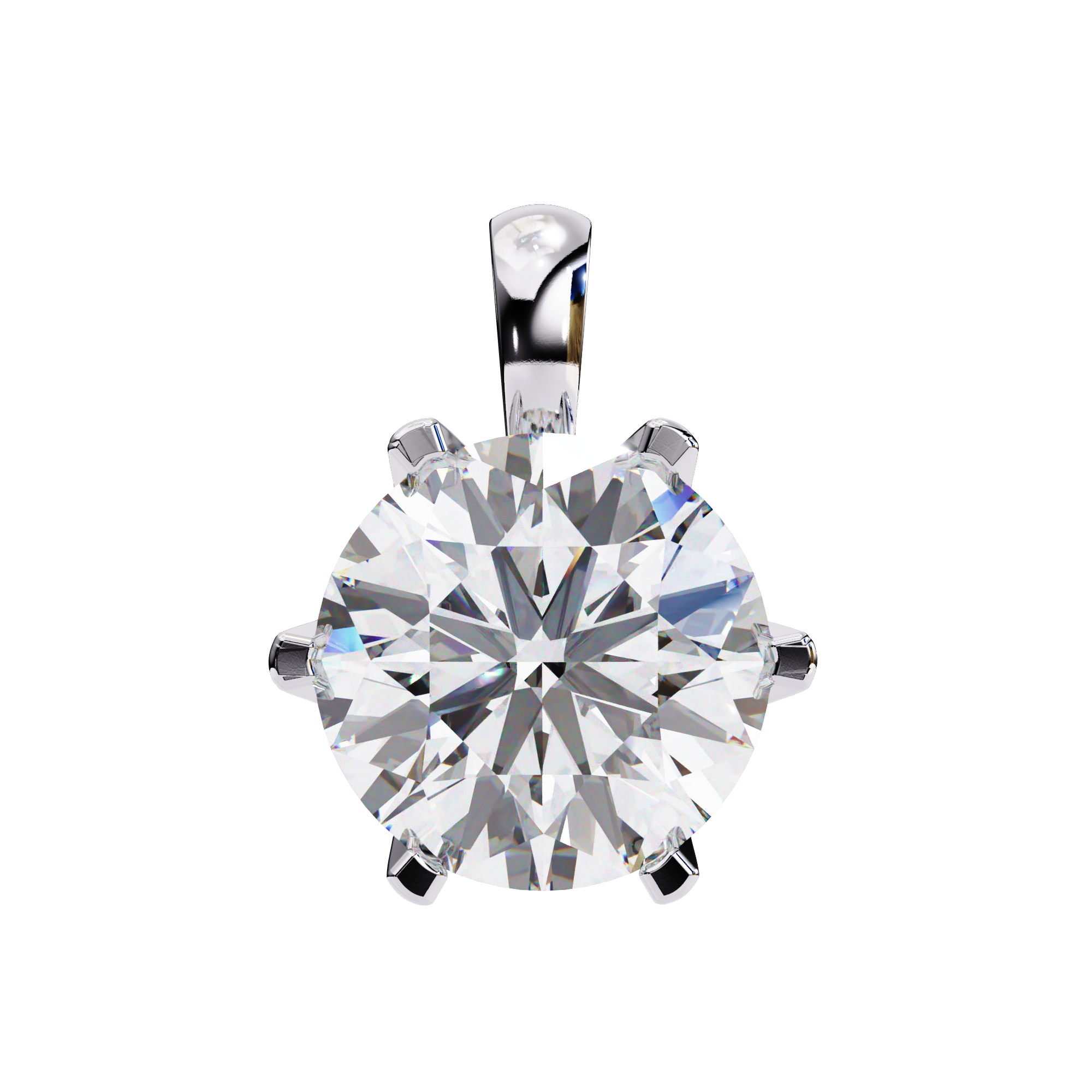 Dainty Gold Diamond Pendant