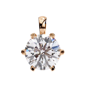 Dainty Gold Diamond Pendant
